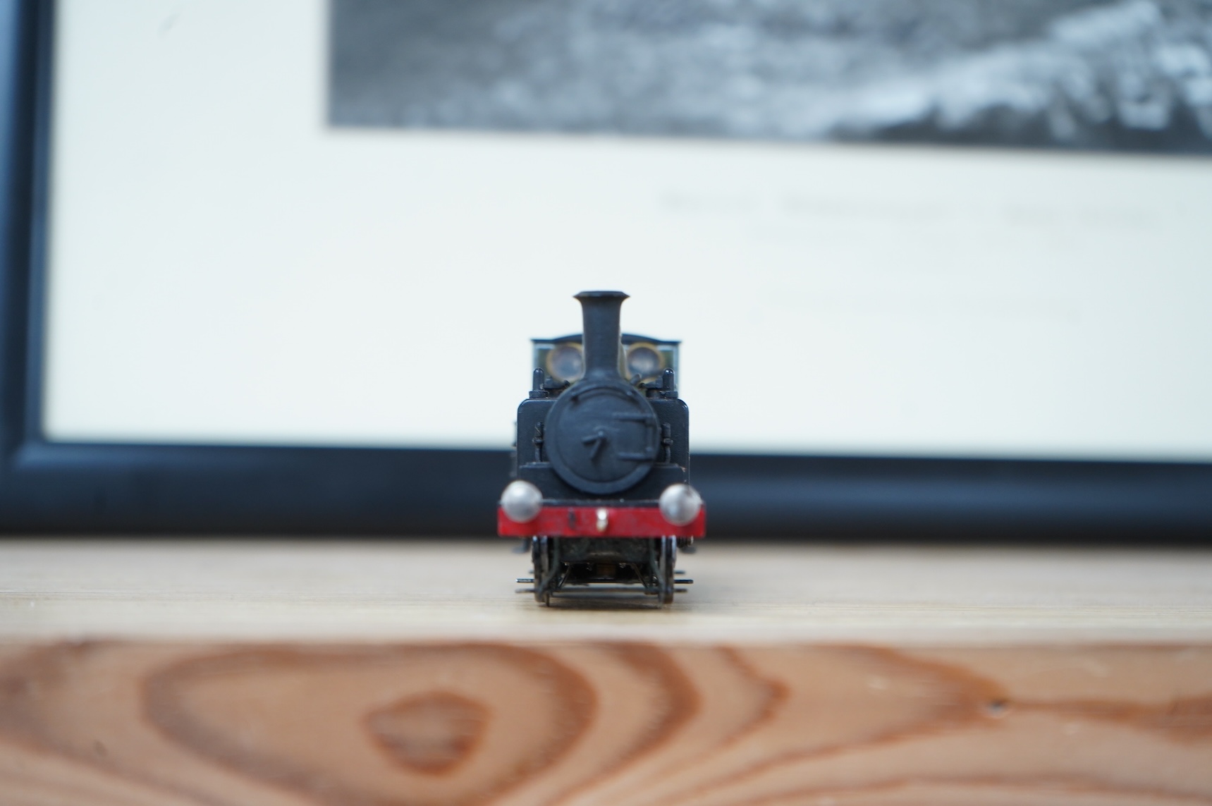 Four EM gauge Southern Railway kit and scratch built locomotives, built and adapted by John Worsley; a Bullied Battle of Britain class, Tangmere 21C167, a class A1X terrier, 2647, a Q class, 546, and an partially painted